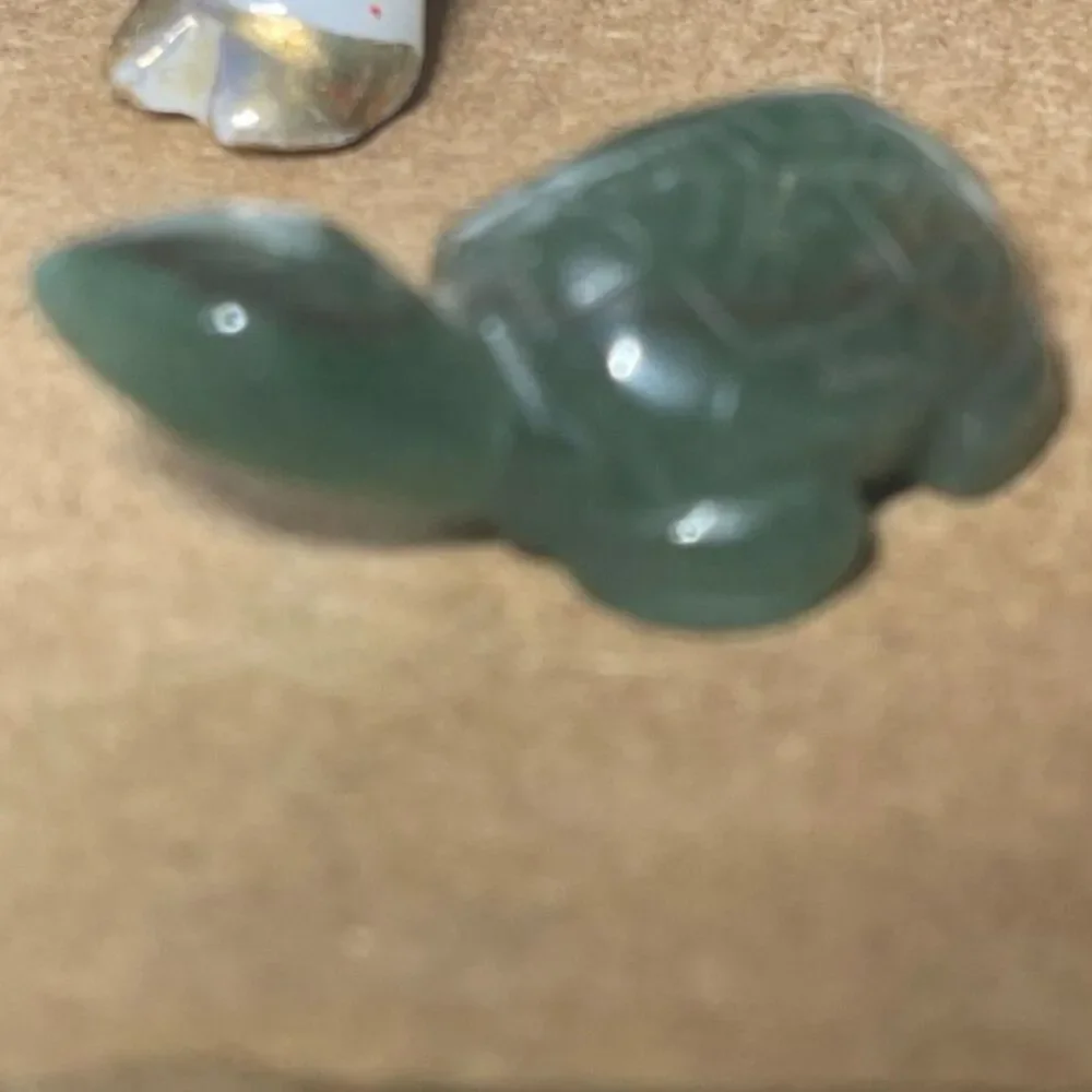 Nephrite Jade Miniature Turtle Canadian Figurine Green Mini Vintage Hand Carved